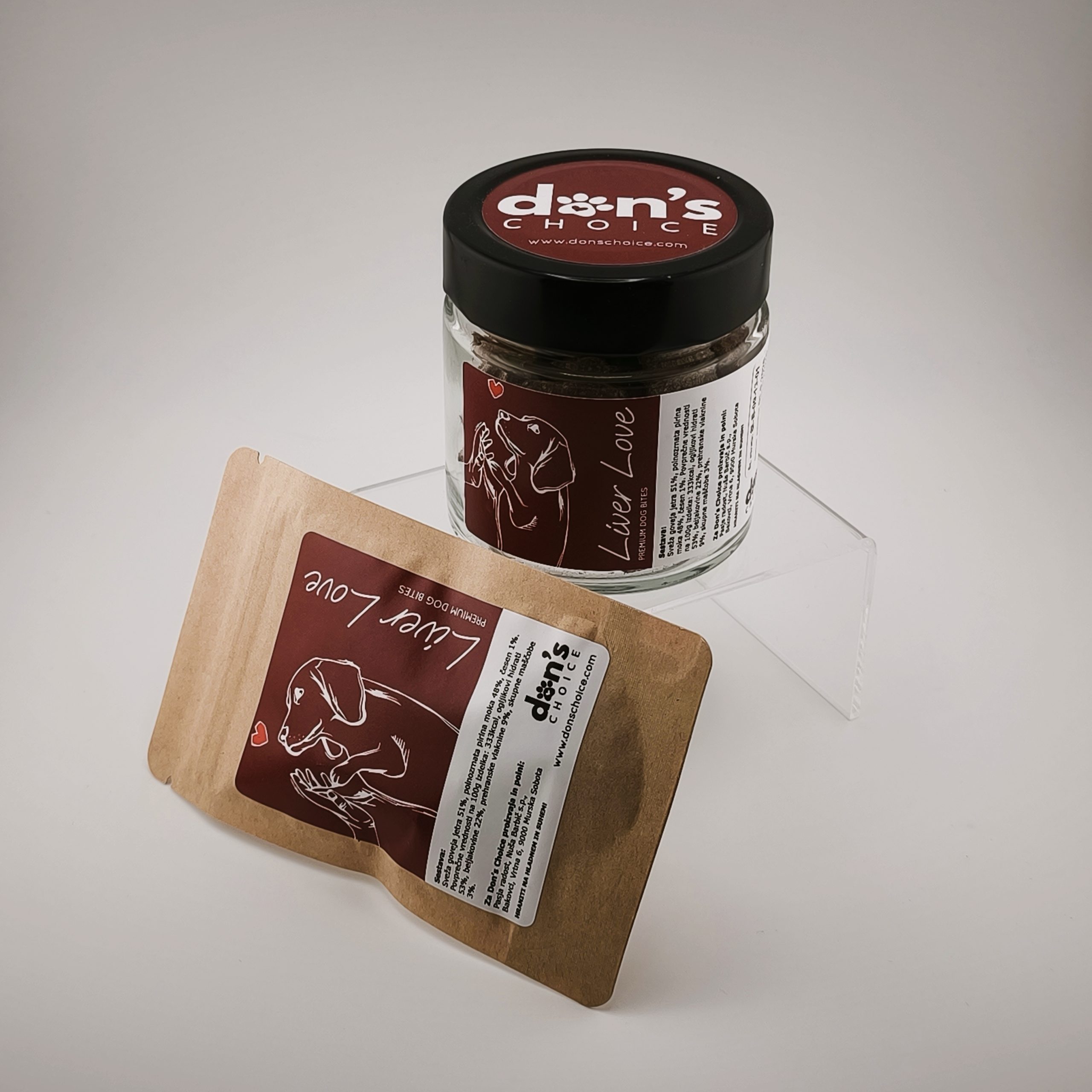 Don’s Choice Liver Love – premium pasji priboljški z govejimi jetri